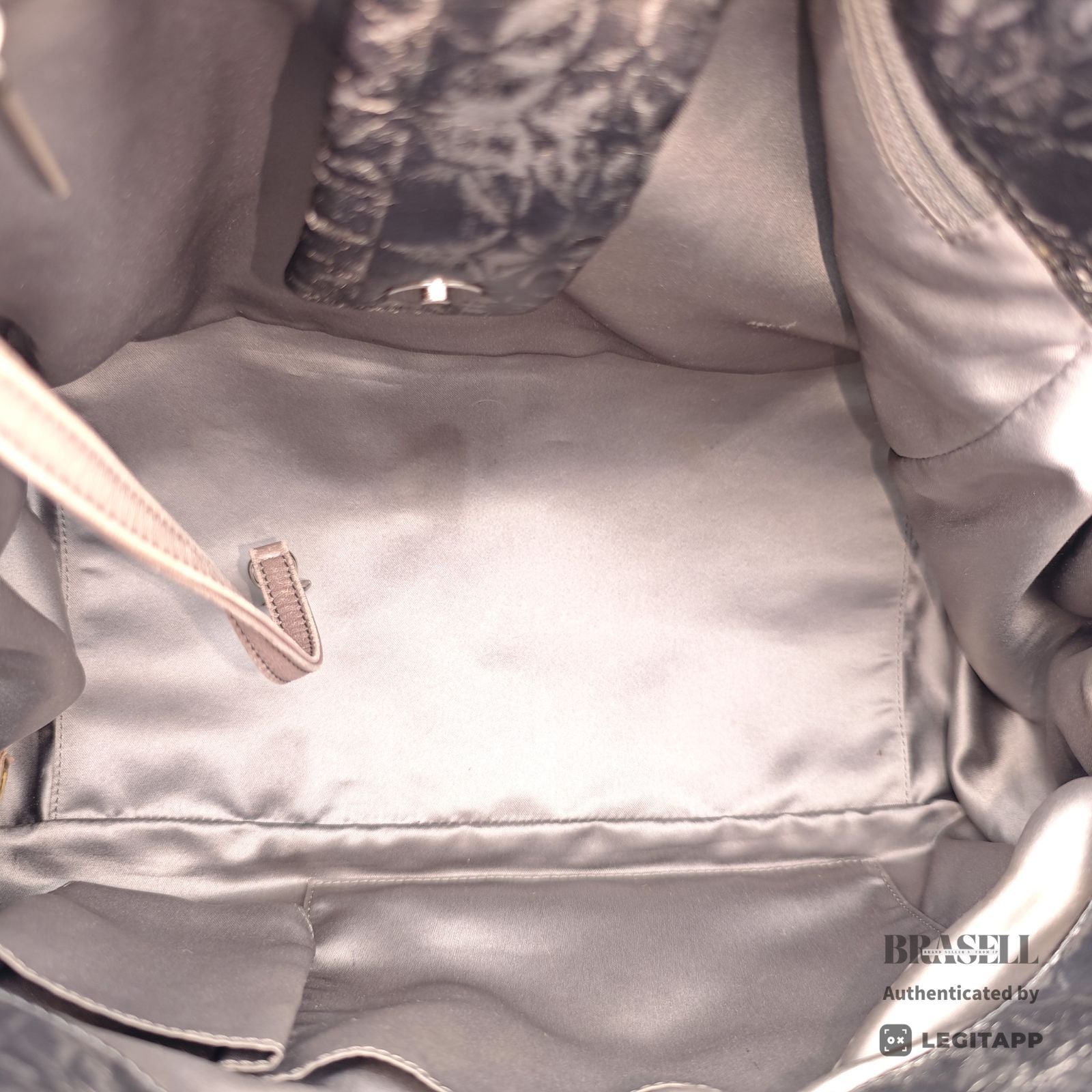 CHANEL Retro Pattern Chain Bag Gray Women's Handbag【ImportFeeFREE】
