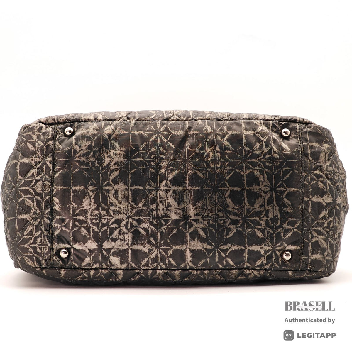 CHANEL Retro Pattern Chain Bag Gray Women's Handbag【ImportFeeFREE】
