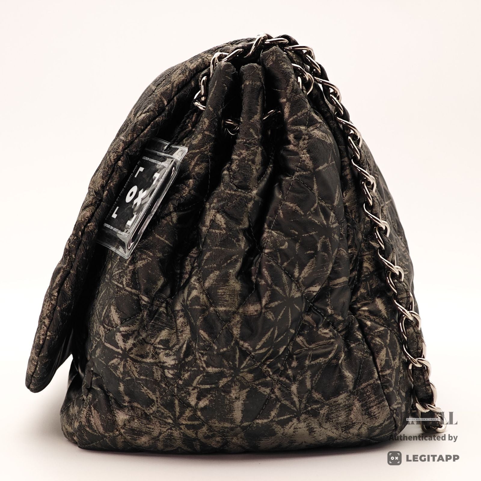 CHANEL Retro Pattern Chain Bag Gray Women's Handbag【ImportFeeFREE】