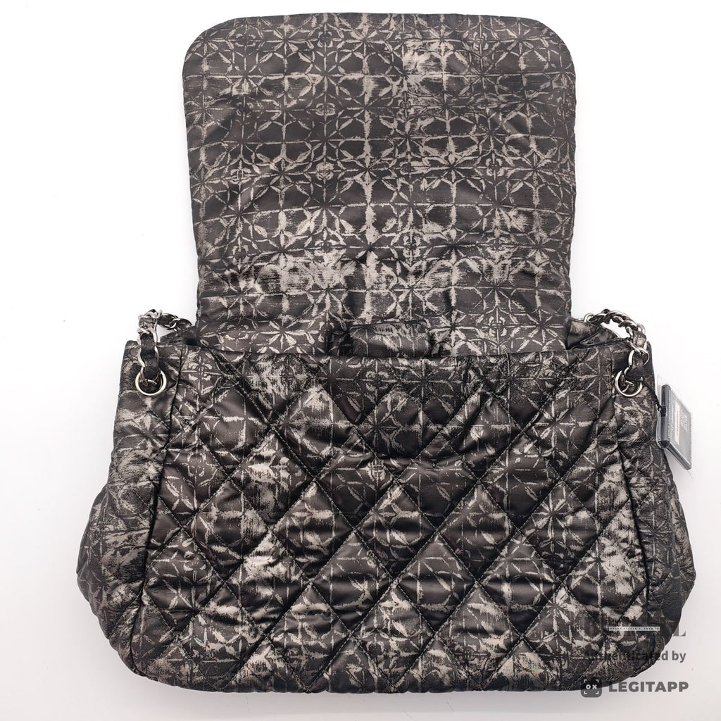 CHANEL Retro Pattern Chain Bag Gray Women's Handbag【ImportFeeFREE】