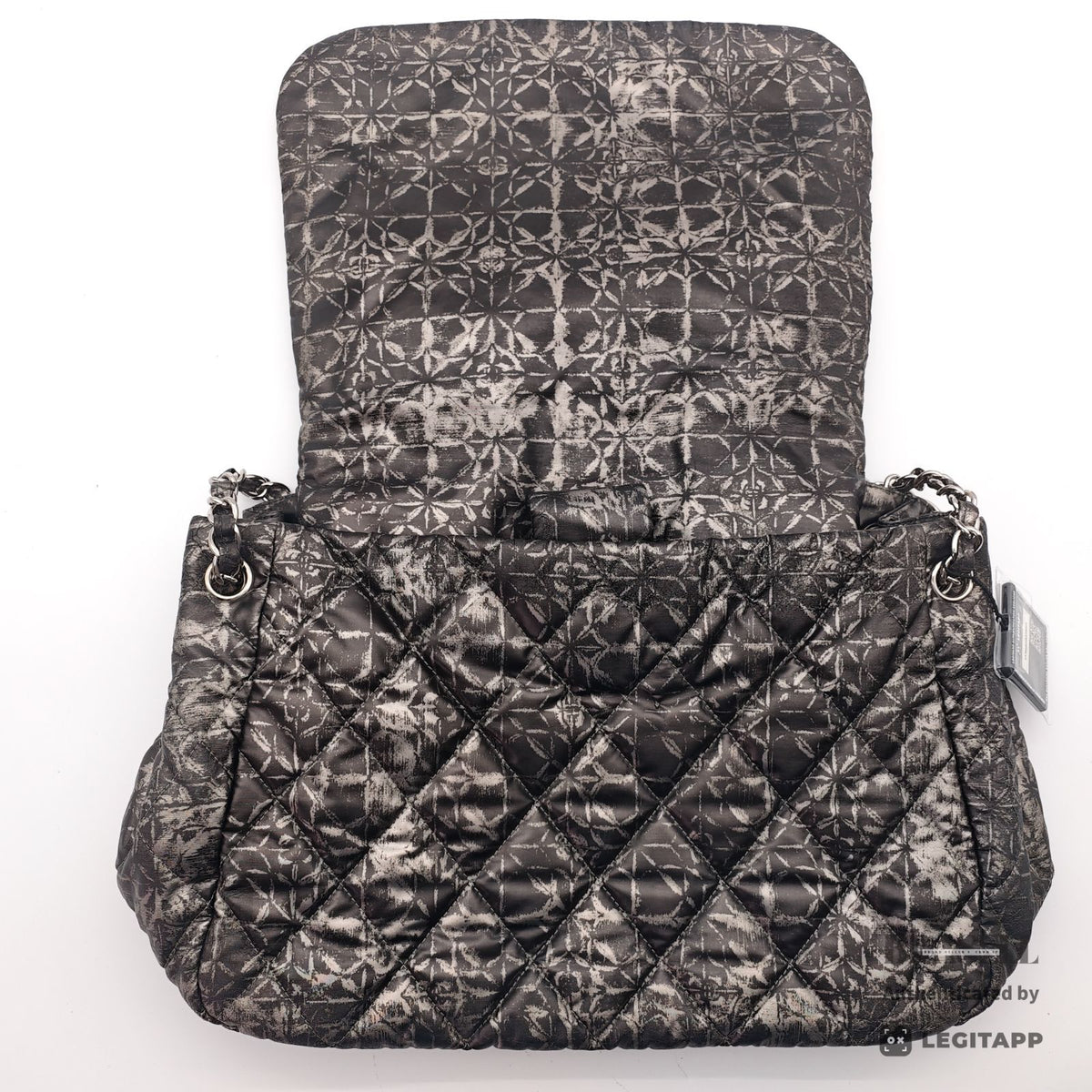CHANEL Retro Pattern Chain Bag Gray Women's Handbag【ImportFeeFREE】