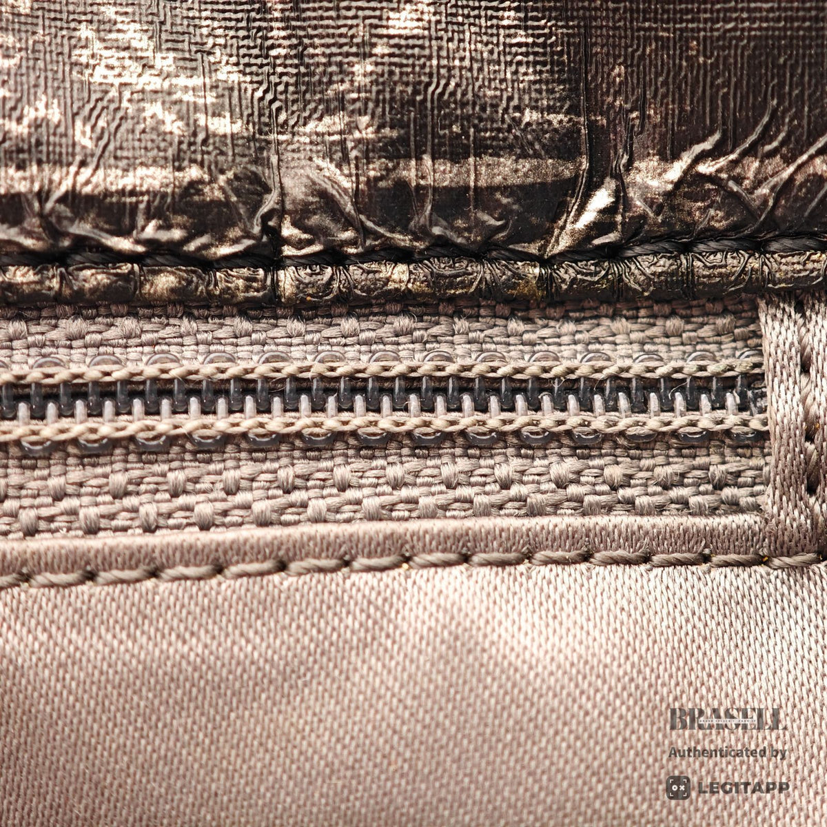 CHANEL Retro Pattern Chain Bag Gray Women's Handbag【ImportFeeFREE】