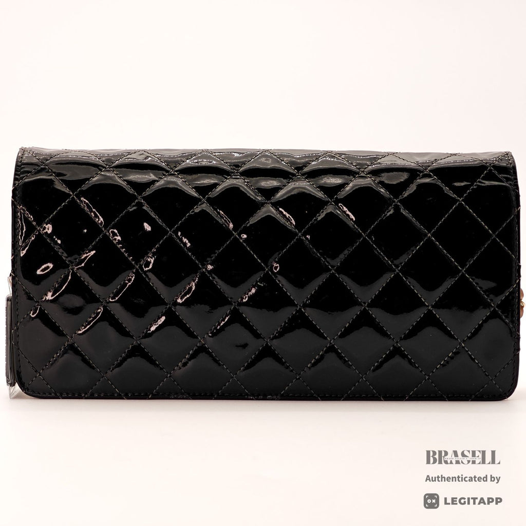CHANEL 2Way Chain Shoulder Bag Black Leather Flap Clutch【ImportFeeFREE】