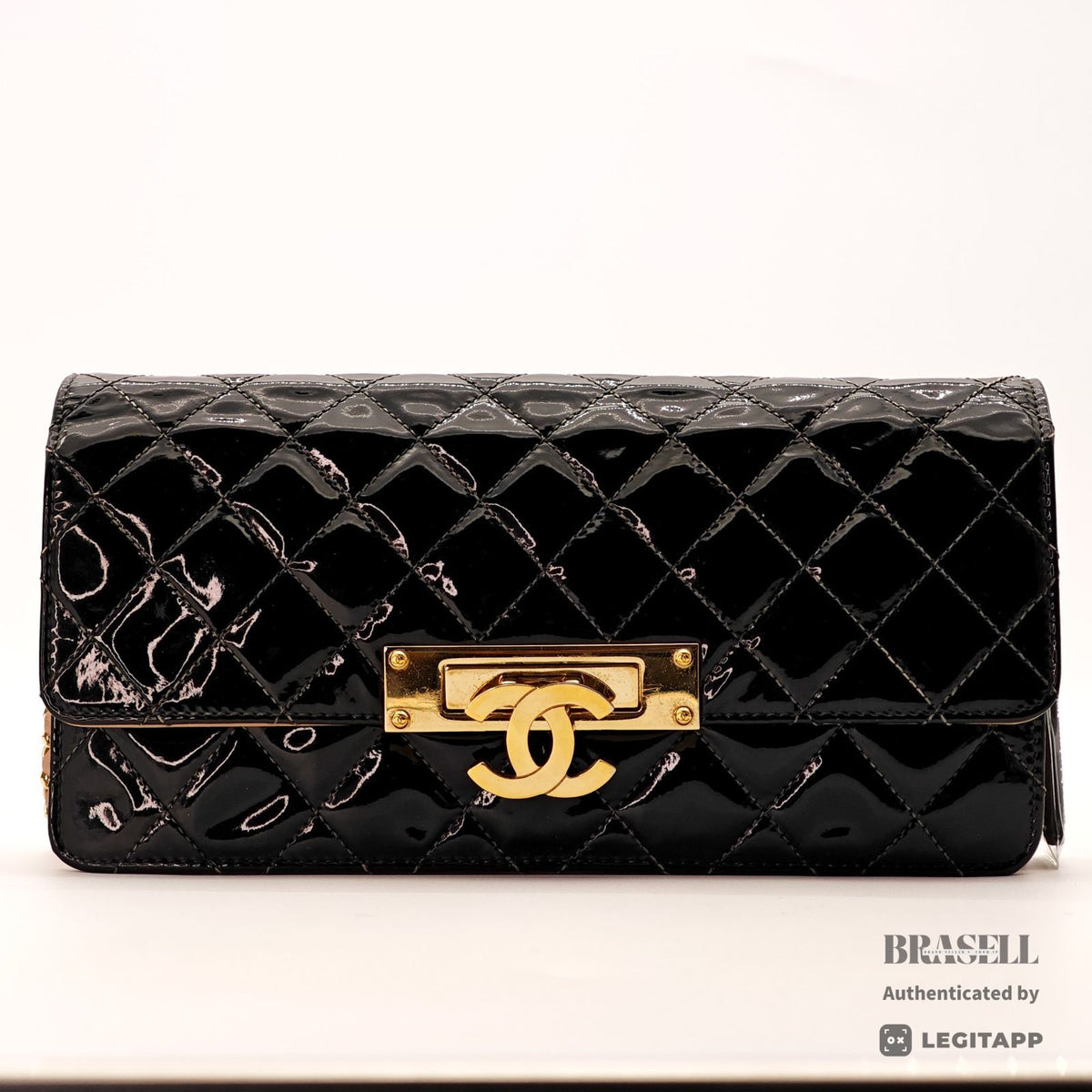 CHANEL 2Way Chain Shoulder Bag Black Leather Flap Clutch【ImportFeeFREE】