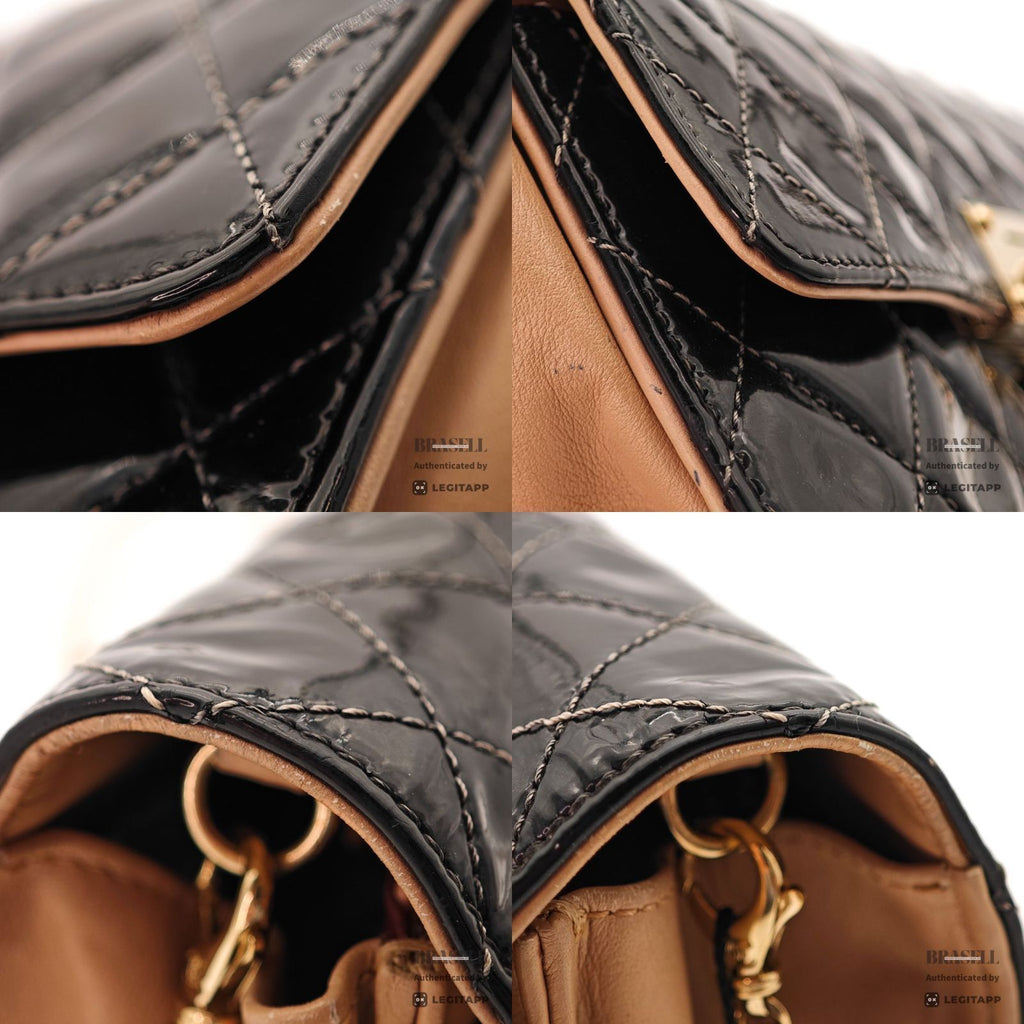 CHANEL 2Way Chain Shoulder Bag Black Leather Flap Clutch【ImportFeeFREE】