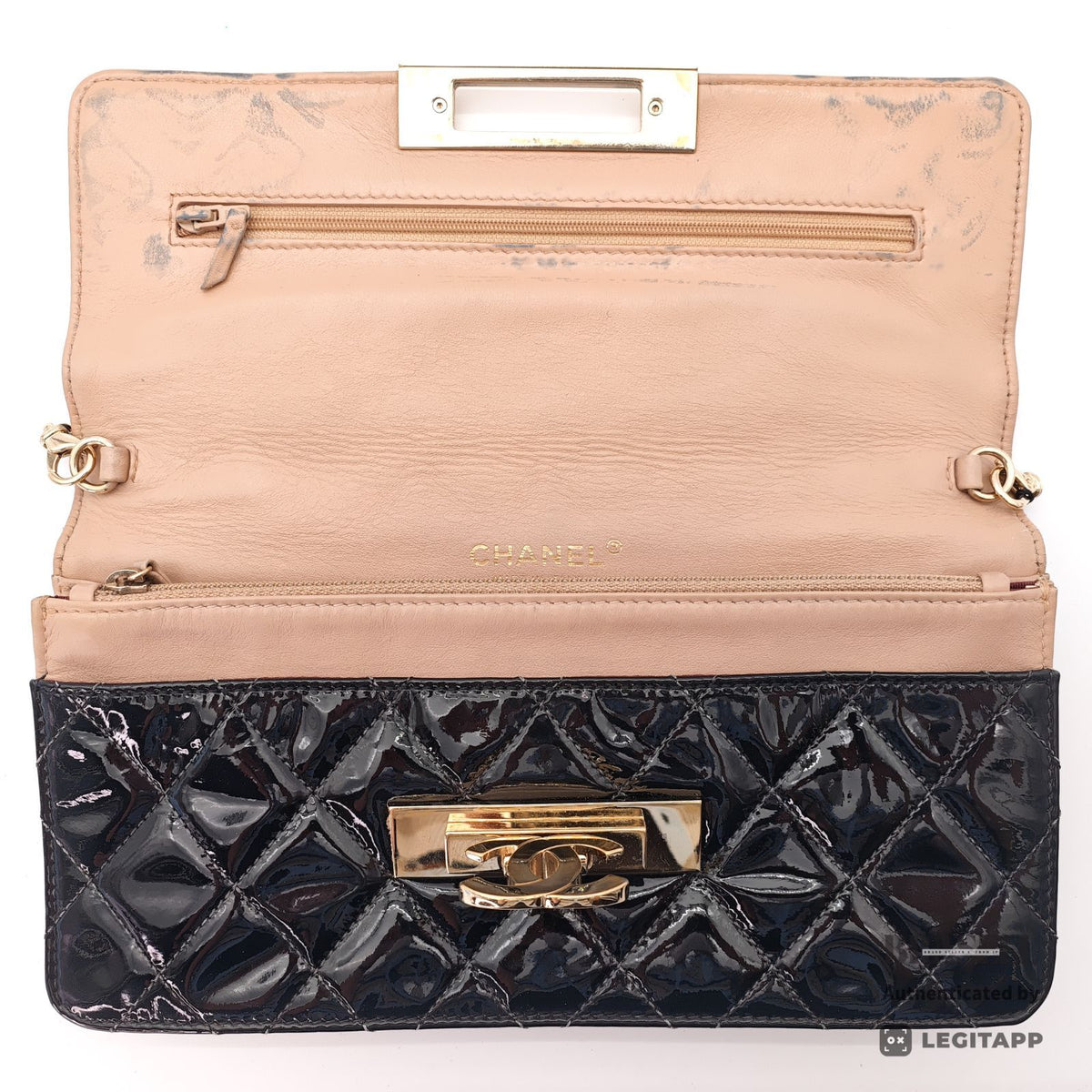 CHANEL 2Way Chain Shoulder Bag Black Leather Flap Clutch【ImportFeeFREE】