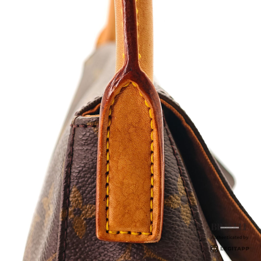LOUIS VUITTON Monogram Mini Looping M51147 Handbag Brown Women【ImportFeeFREE】