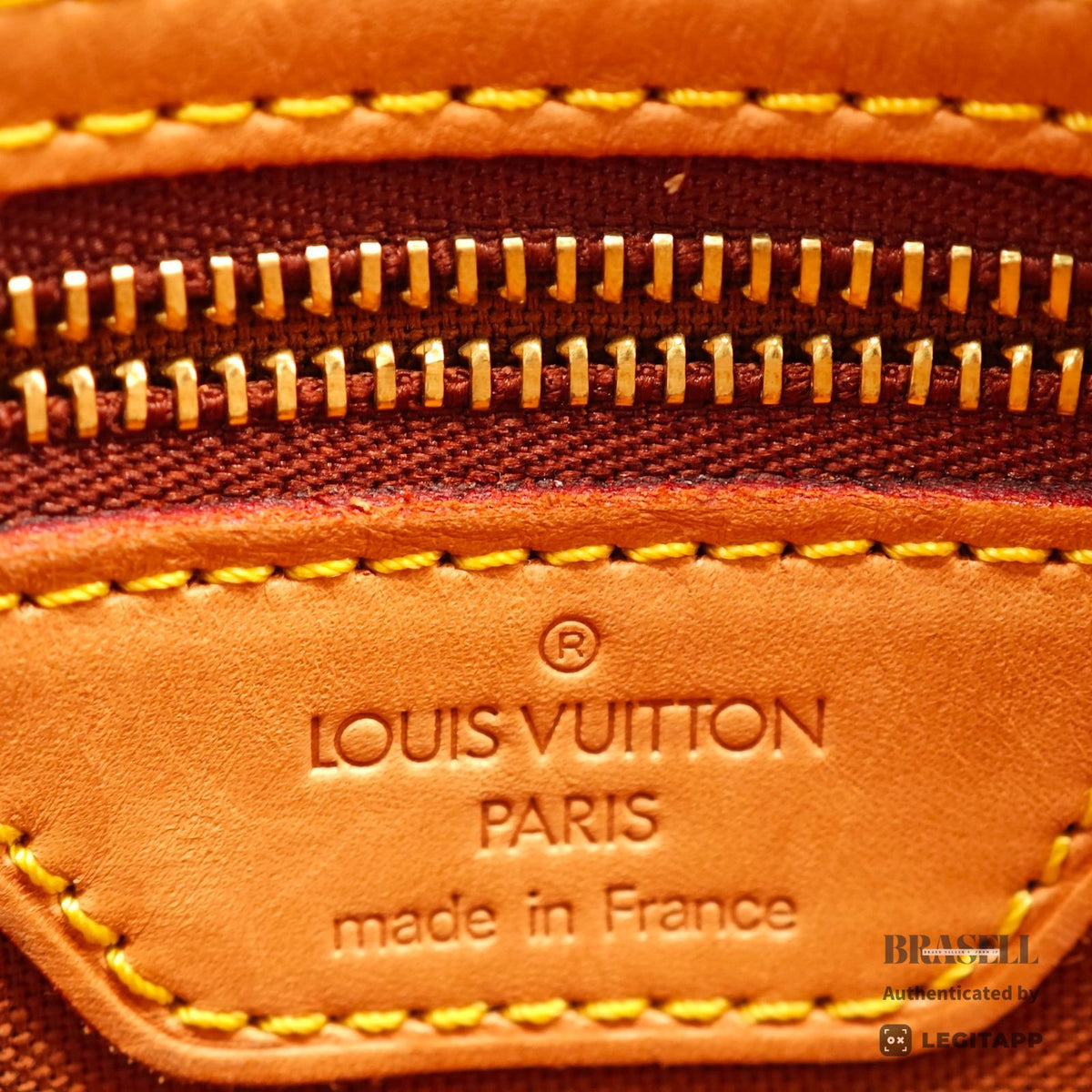 LOUIS VUITTON Monogram Mini Looping M51147 Handbag Brown Women【ImportFeeFREE】