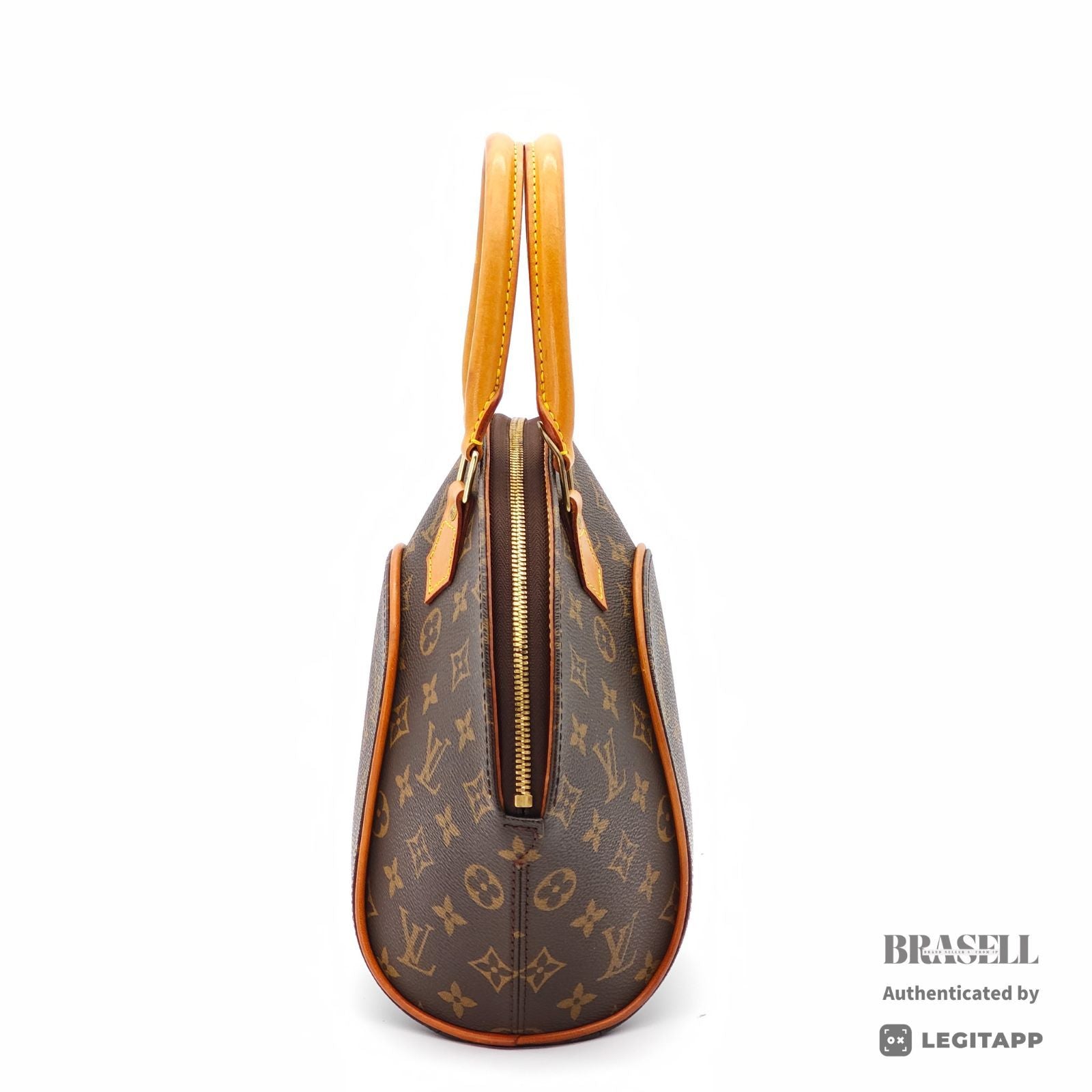 LOUIS VUITTON Monogram Ellipse PM M51127 Handbag Brown Women's【ImportFeeFREE】
