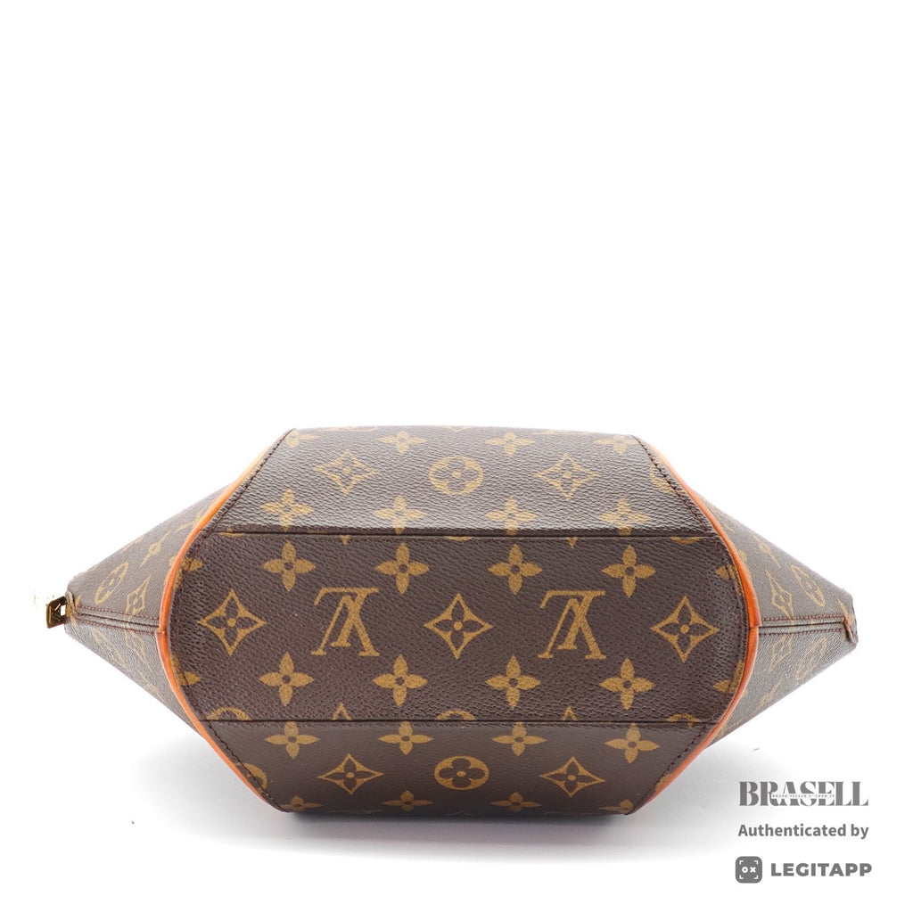 LOUIS VUITTON Monogram Ellipse PM M51127 Handbag Brown Women's【ImportFeeFREE】