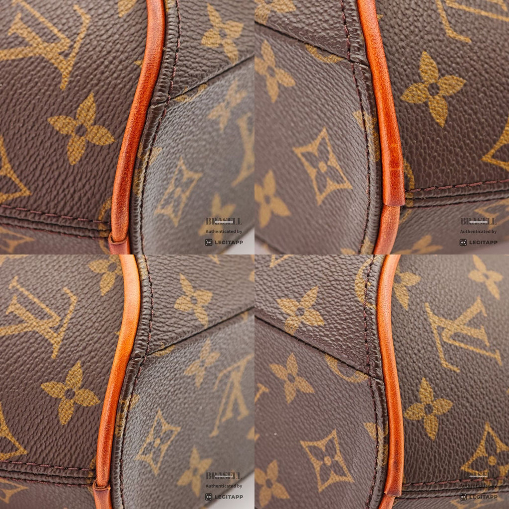 LOUIS VUITTON Monogram Ellipse PM M51127 Handbag Brown Women's【ImportFeeFREE】