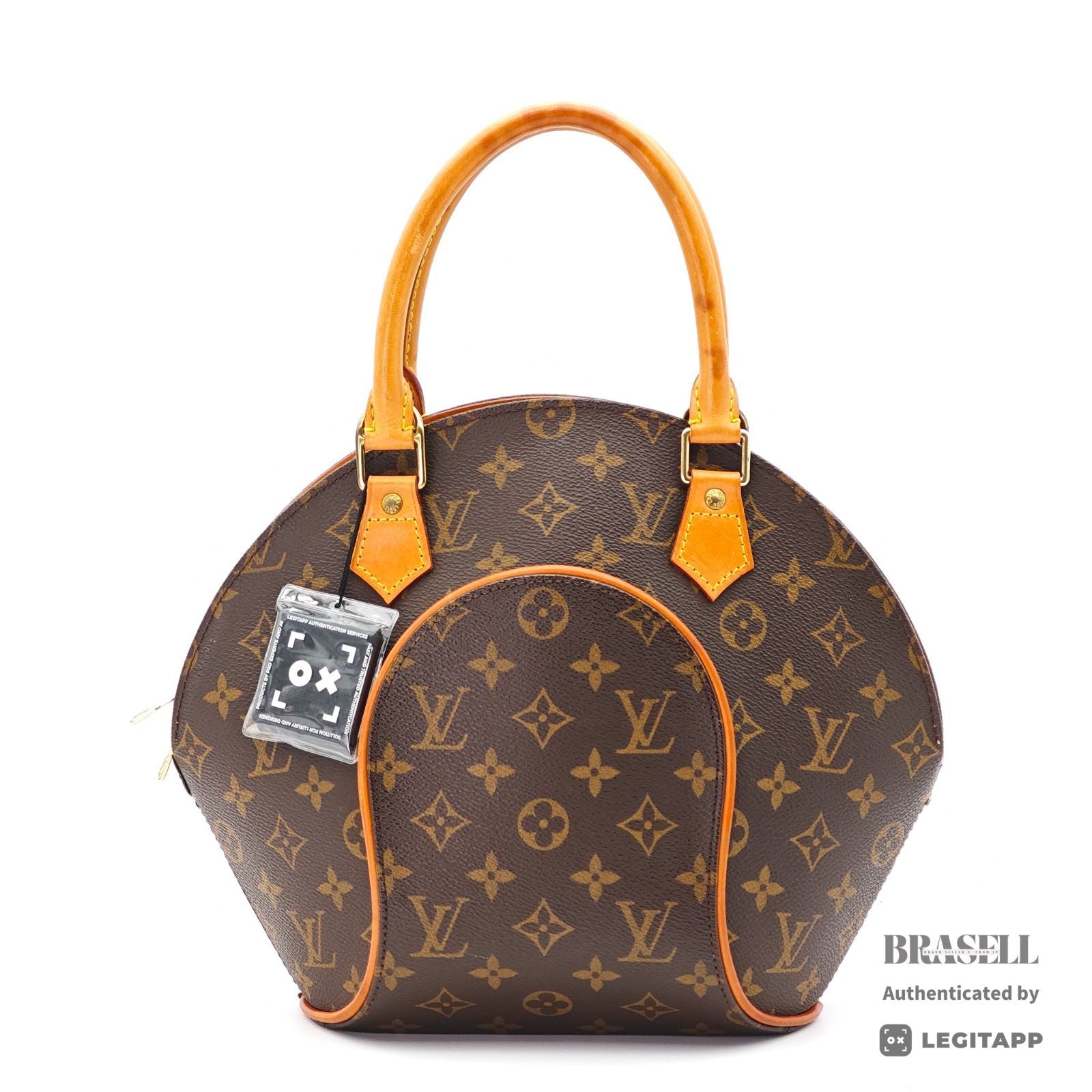 LOUIS VUITTON Monogram Ellipse PM M51127 Handbag Brown Women's【ImportFeeFREE】