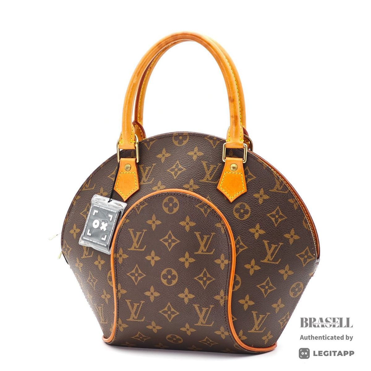 LOUIS VUITTON Monogram Ellipse PM M51127 Handbag Brown Women's【ImportFeeFREE】