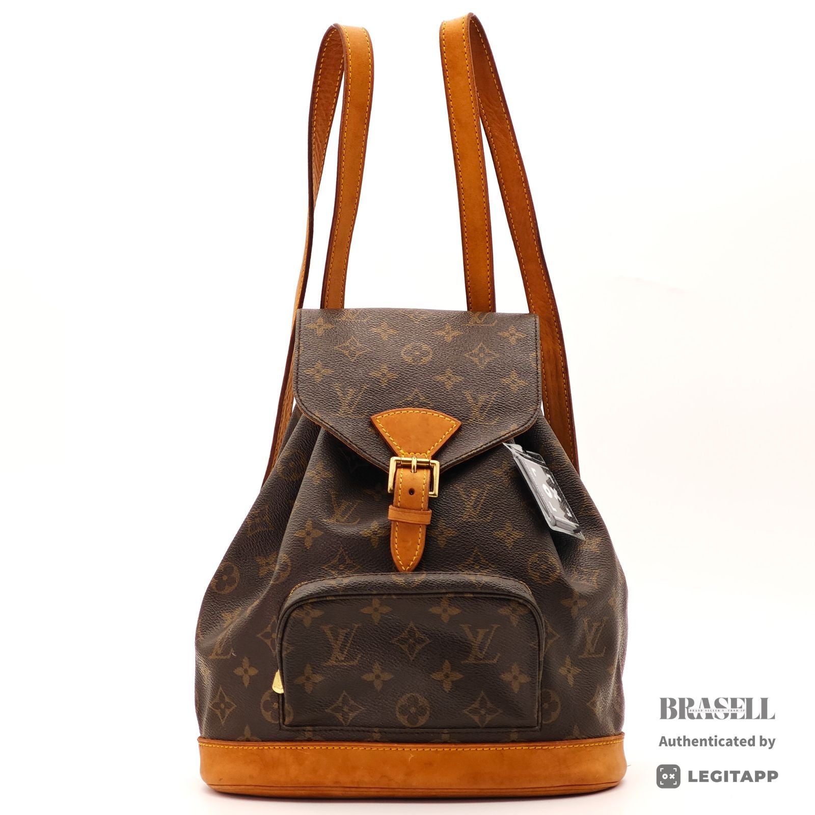LOUIS VUITTON Montsouris MM Backpack Bag Monogram Canvas M51136【ImportFeeFREE】