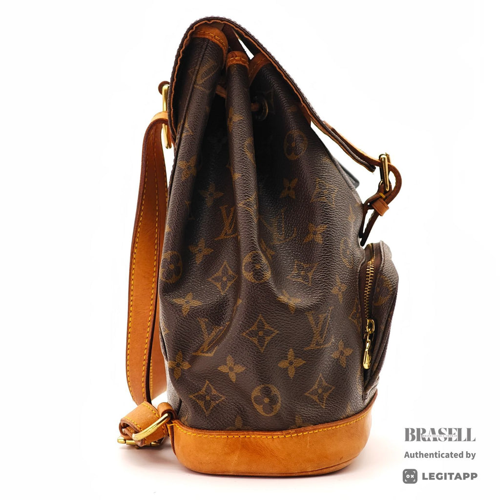 LOUIS VUITTON Montsouris MM Backpack Bag Monogram Canvas M51136【ImportFeeFREE】