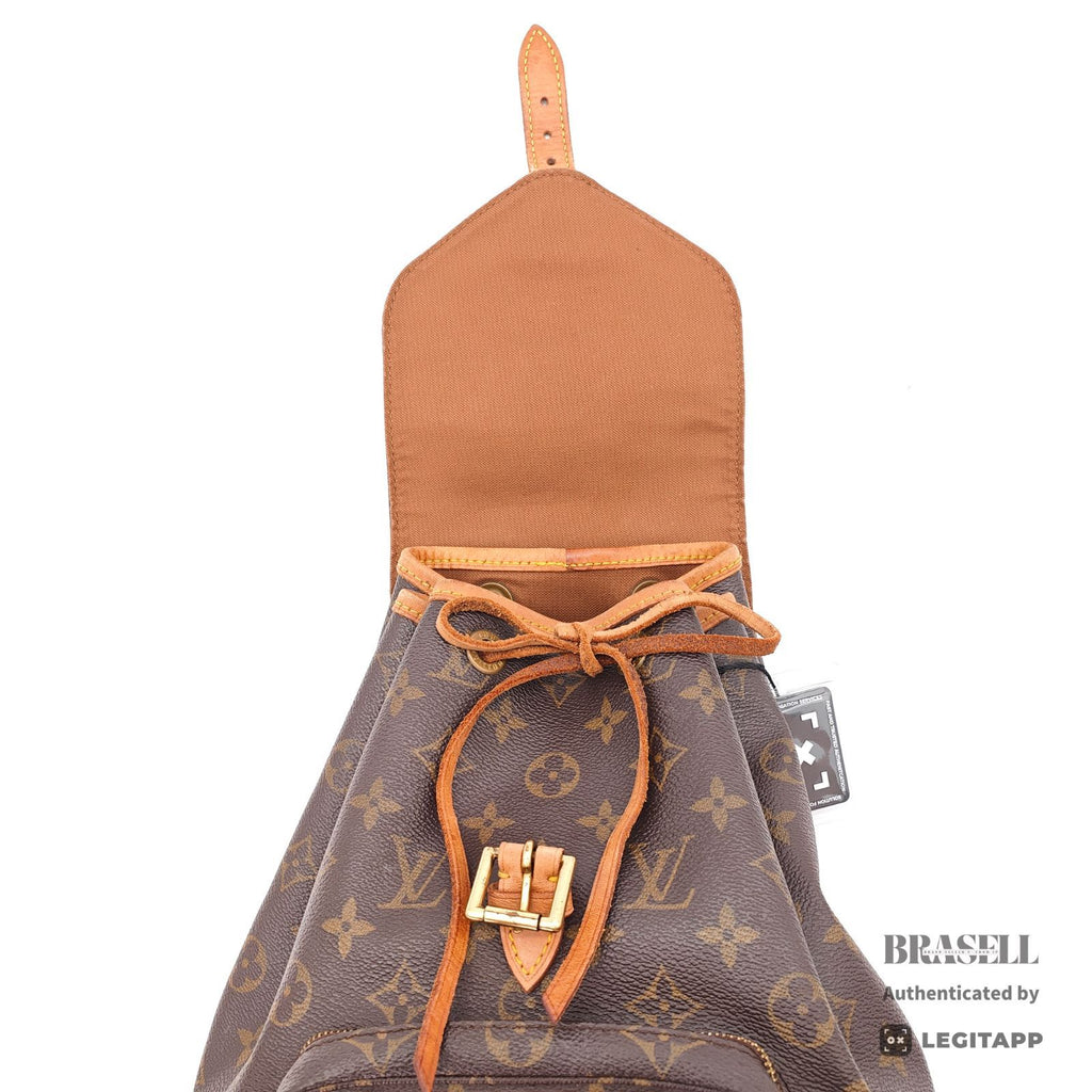 LOUIS VUITTON Montsouris MM Backpack Bag Monogram Canvas M51136【ImportFeeFREE】