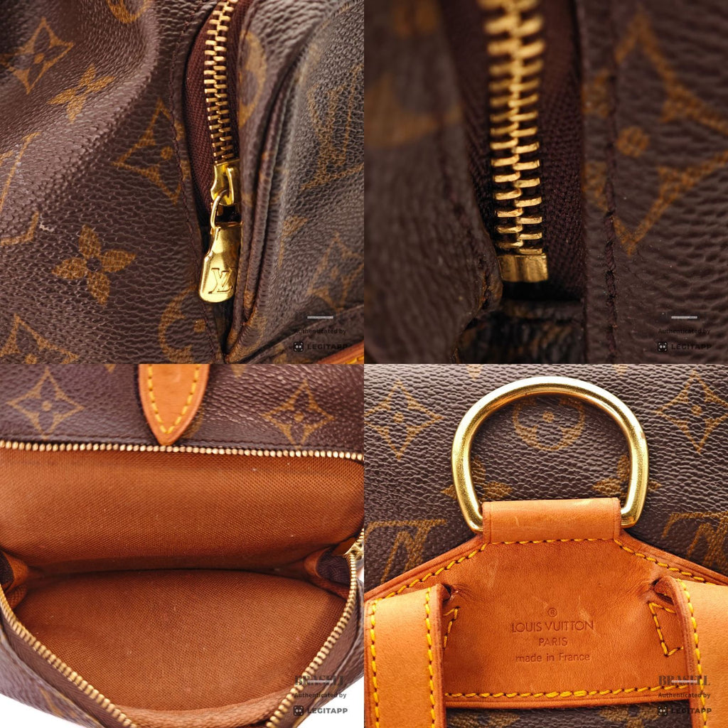 LOUIS VUITTON Montsouris MM Backpack Bag Monogram Canvas M51136【ImportFeeFREE】