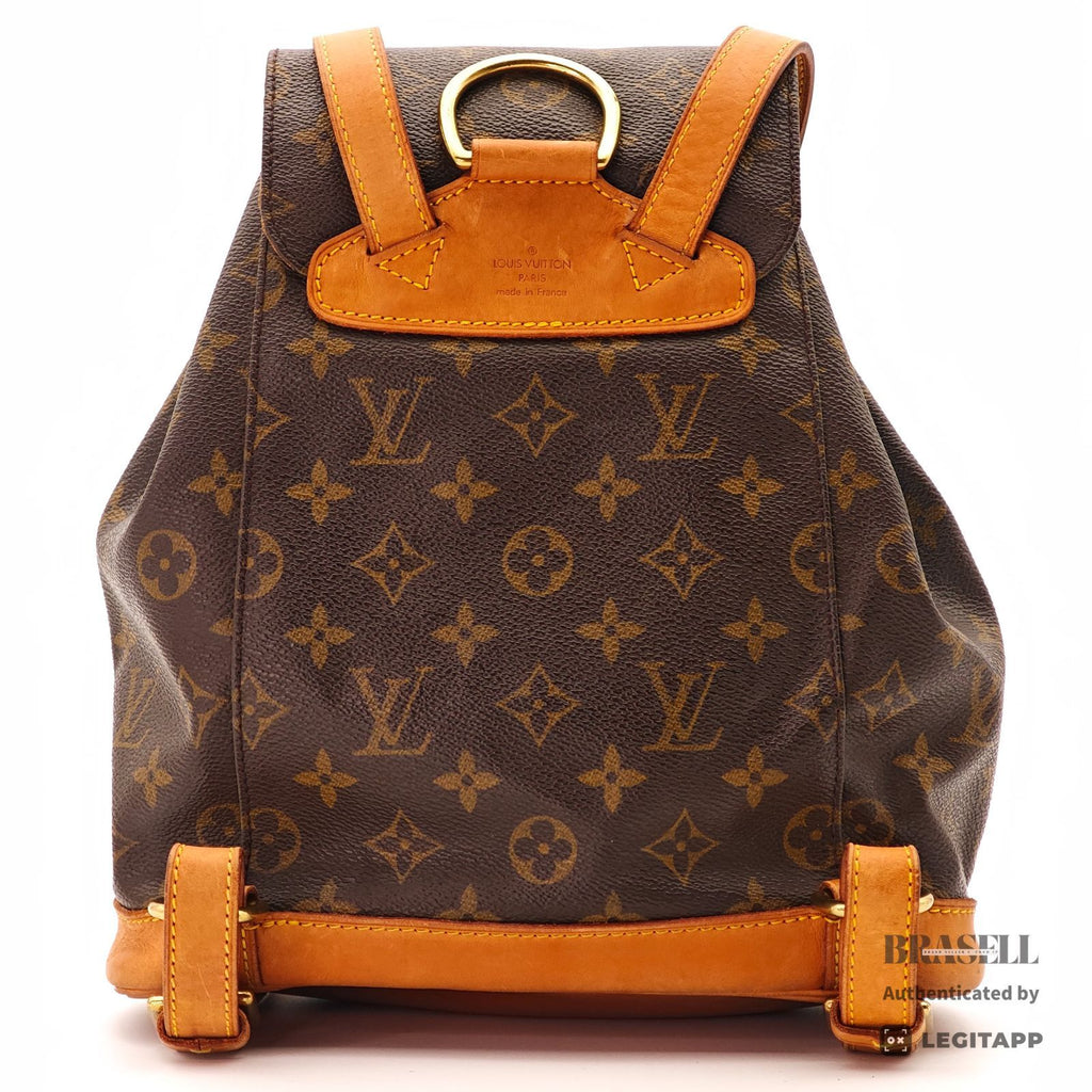 LOUIS VUITTON Montsouris MM Backpack Bag Monogram Canvas M51136【ImportFeeFREE】