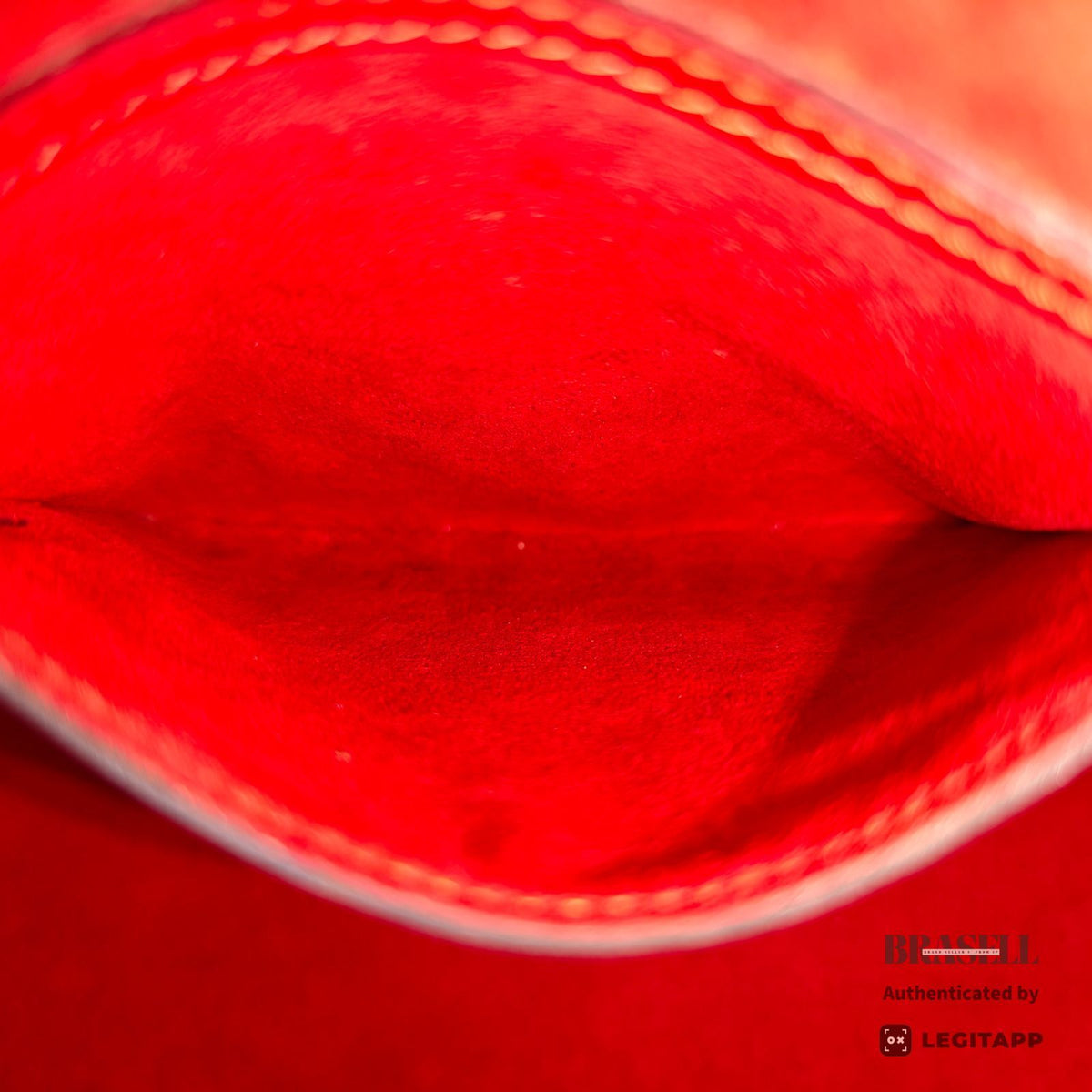 LOUIS VUITTON Epi Alma M52147 Handbag Red Epi Leather Dust Bag 【ImportFeeFREE】