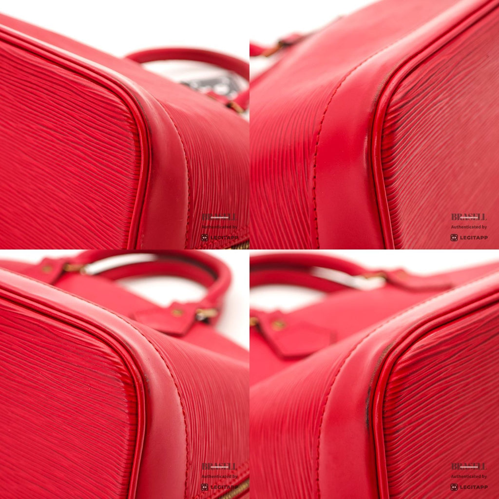 LOUIS VUITTON Epi Alma M52147 Handbag Red Epi Leather Dust Bag 【ImportFeeFREE】