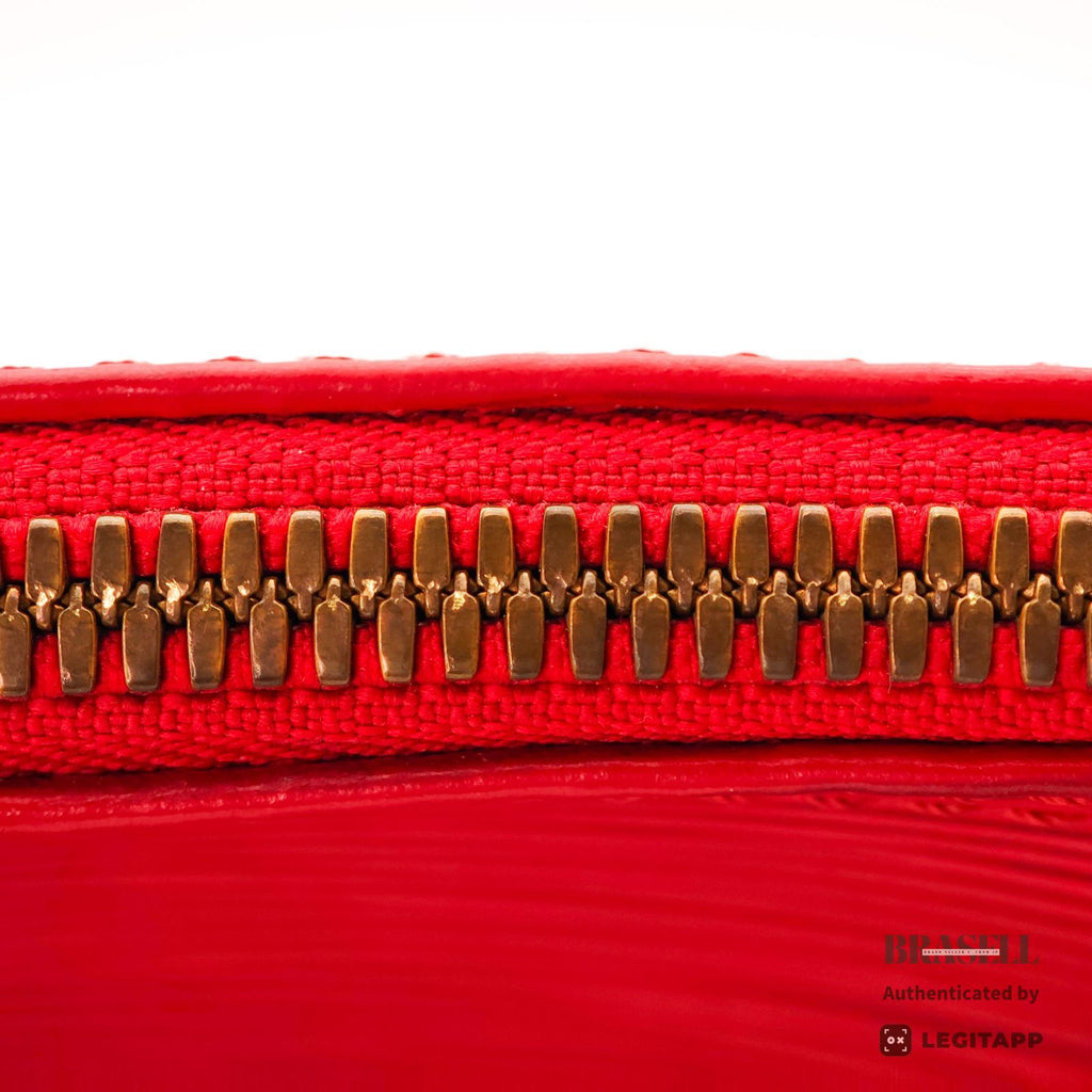 LOUIS VUITTON Epi Alma M52147 Handbag Red Epi Leather Dust Bag 【ImportFeeFREE】