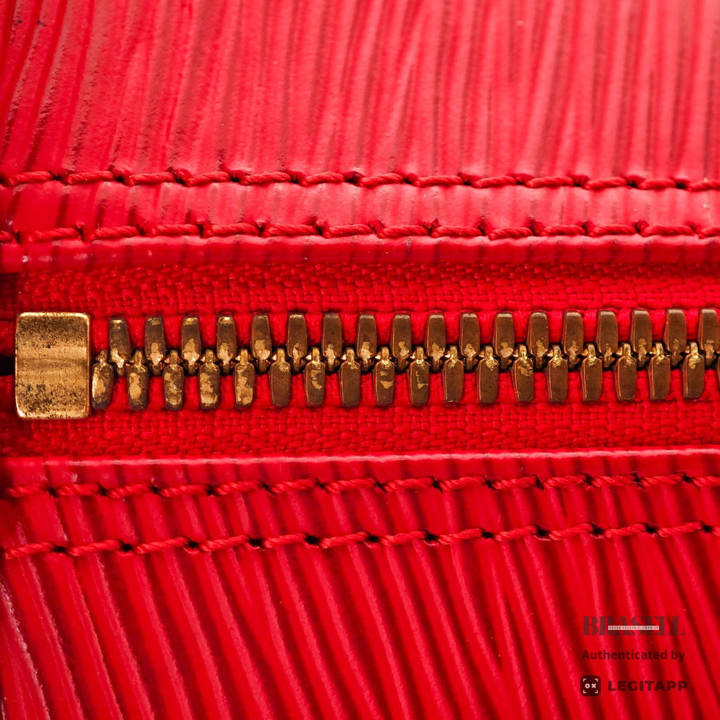 LOUIS VUITTON Epi Alma M52147 Handbag Red Epi Leather Dust Bag 【ImportFeeFREE】