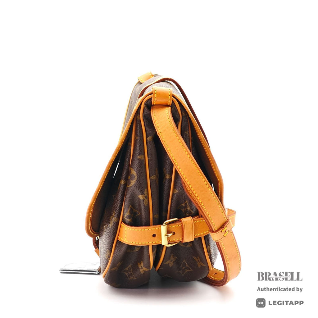 LOUIS VUITTON Saumur 30 Shoulder Bag Monogram Canvas BN M42256 【ImportFeeFREE】
