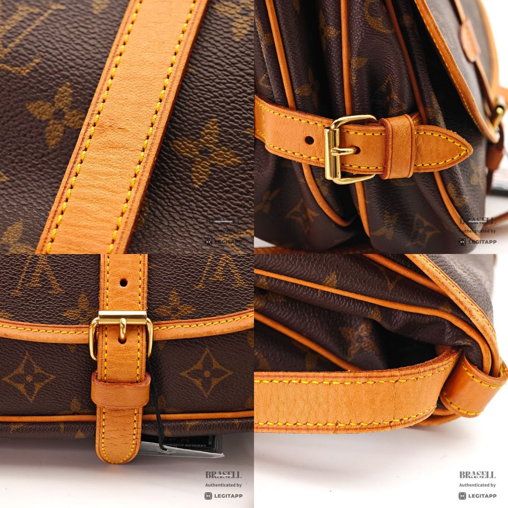 LOUIS VUITTON Saumur 30 Shoulder Bag Monogram Canvas BN M42256 【ImportFeeFREE】