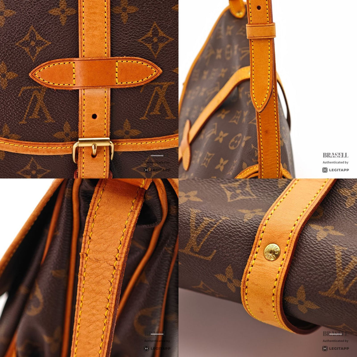 LOUIS VUITTON Saumur 30 Shoulder Bag Monogram Canvas BN M42256 【ImportFeeFREE】