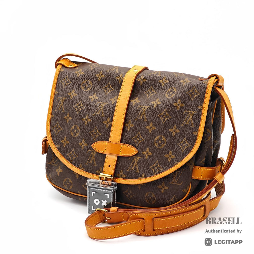 LOUIS VUITTON Saumur 30 Shoulder Bag Monogram Canvas BN M42256 【ImportFeeFREE】