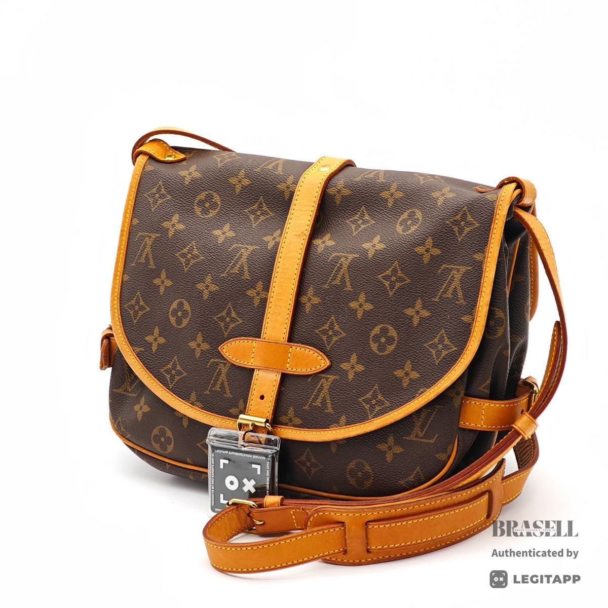 LOUIS VUITTON Saumur 30 Shoulder Bag Monogram Canvas BN M42256 【ImportFeeFREE】