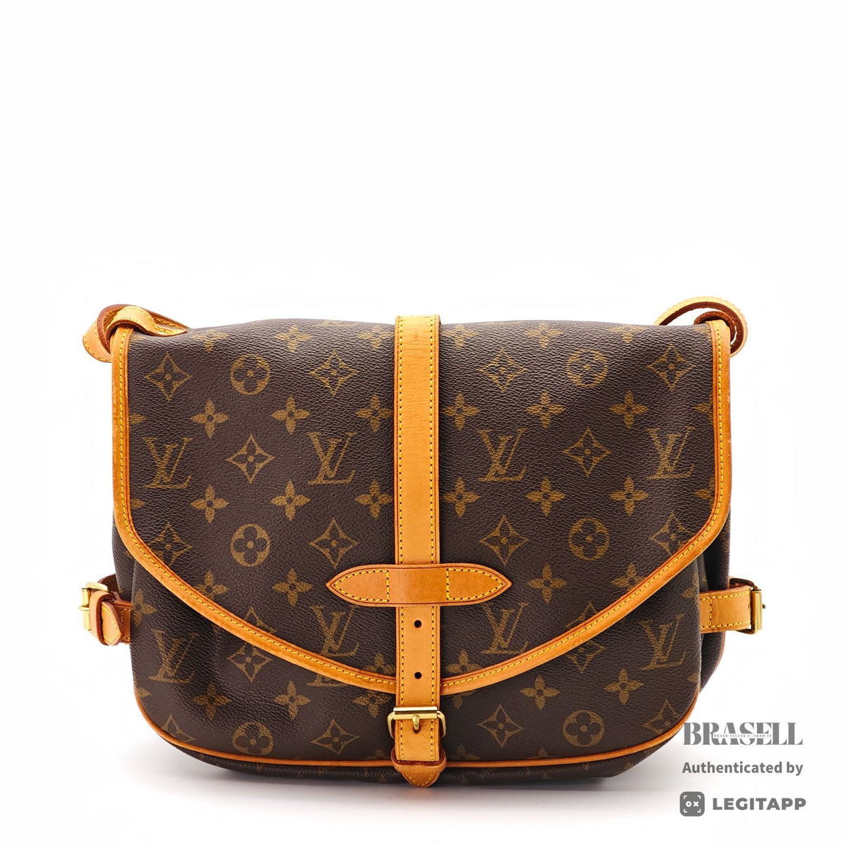 LOUIS VUITTON Saumur 30 Shoulder Bag Monogram Canvas BN M42256 【ImportFeeFREE】