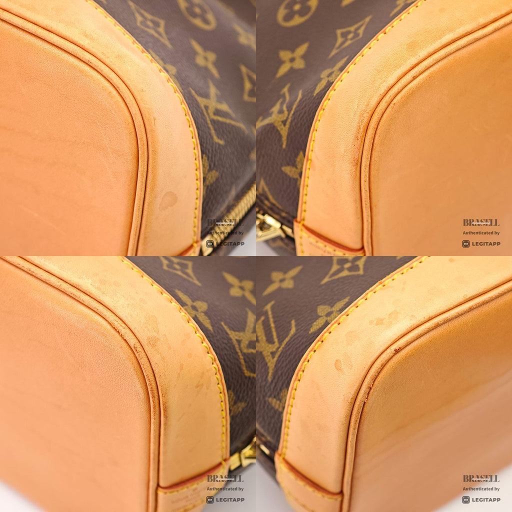 LOUIS VUITTON Monogram Alma PM M53151 Handbag Brown Women's【ImportFeeFREE】