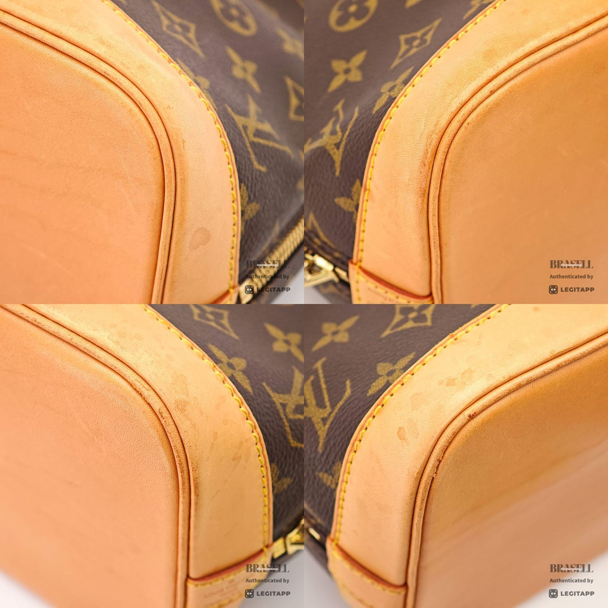 LOUIS VUITTON Monogram Alma PM M53151 Handbag Brown Women's【ImportFeeFREE】