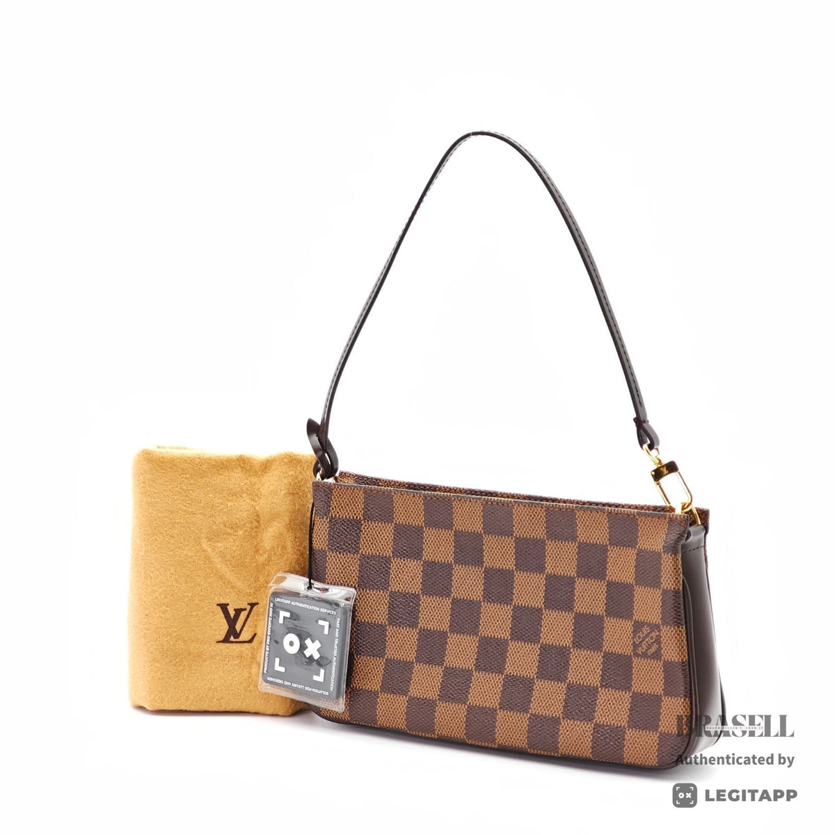 LOUIS VUITTON Damier Ebene Pochette Accessoires N41206 Handbag【ImportFeeFREE】