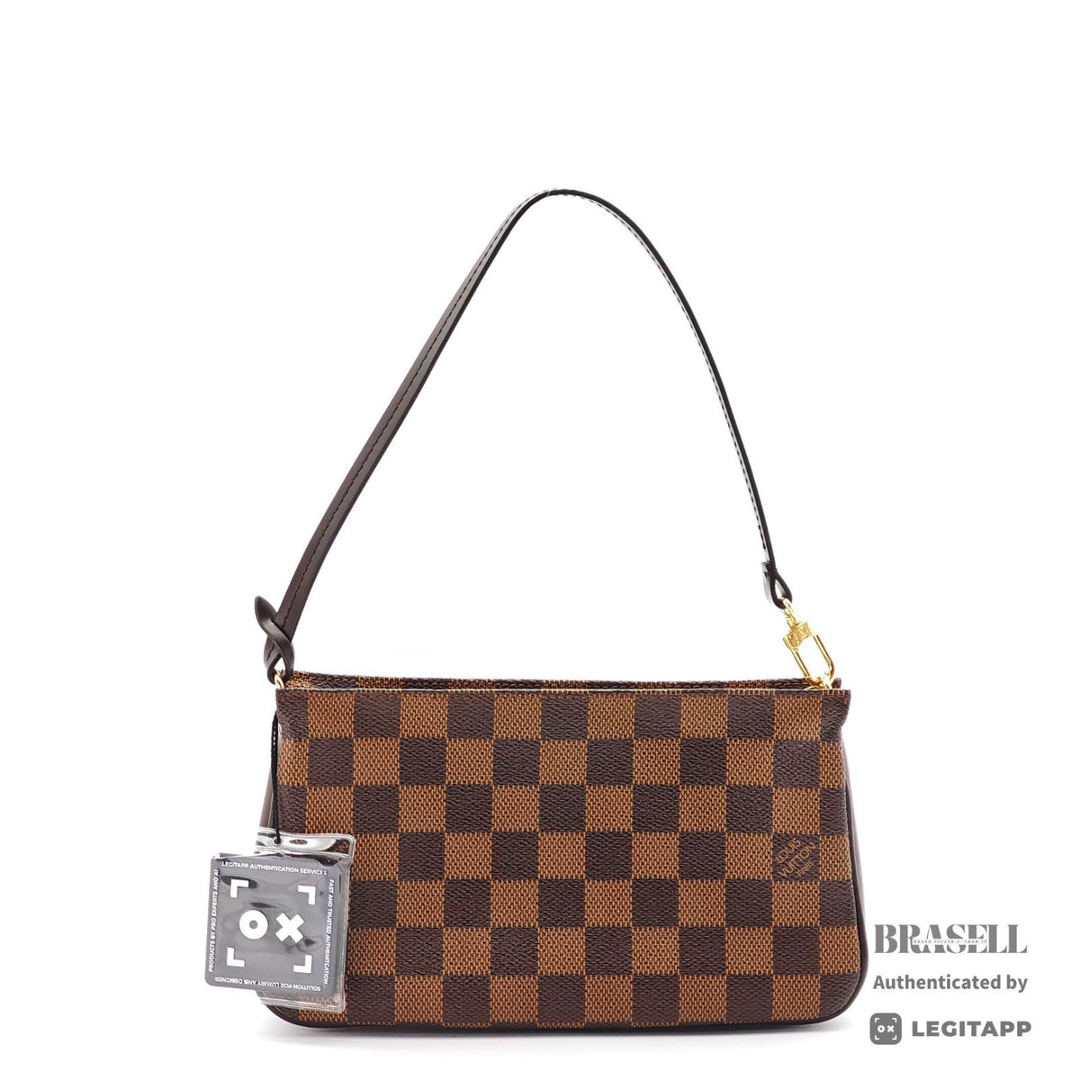 LOUIS VUITTON Damier Ebene Pochette Accessoires N41206 Handbag【ImportFeeFREE】