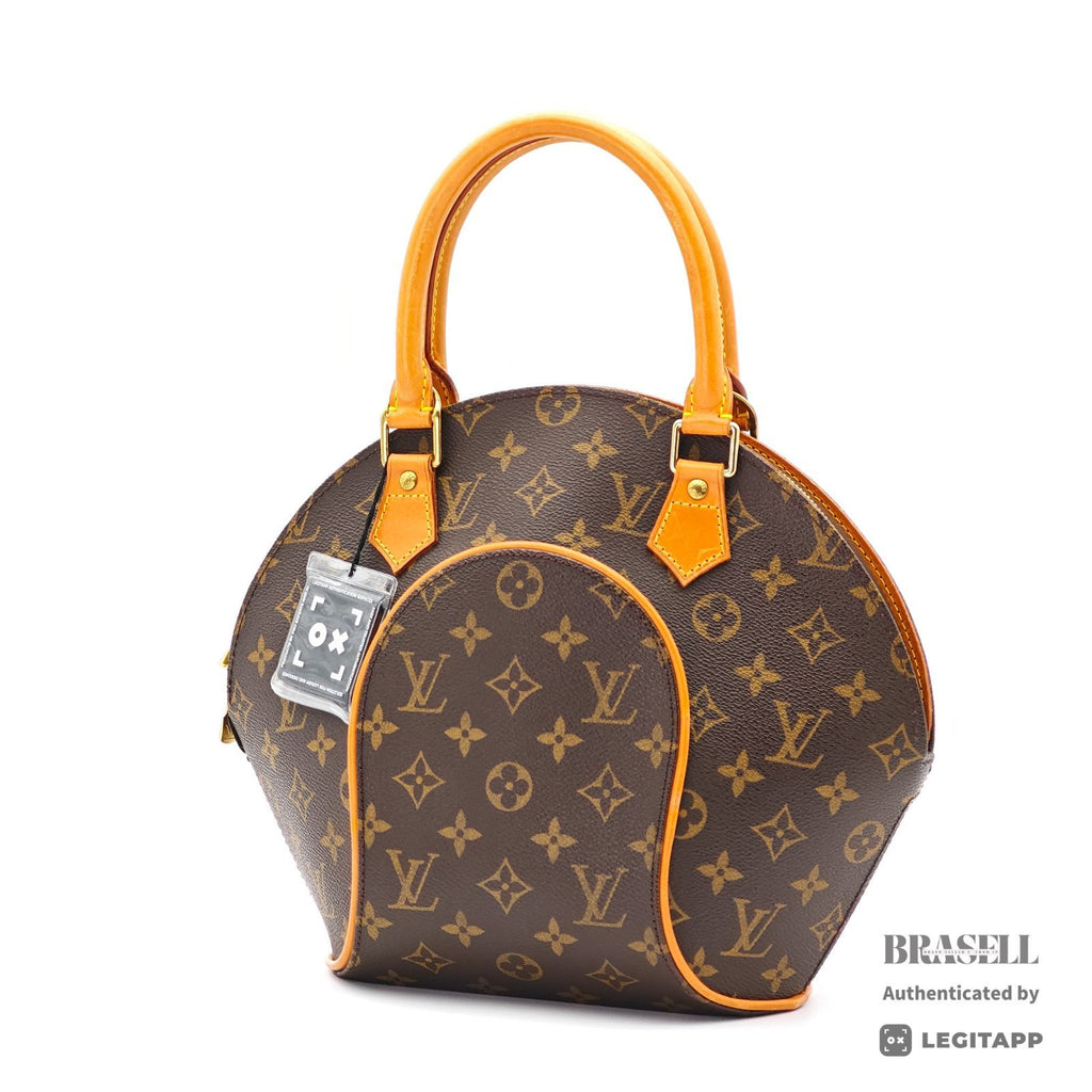 LOUIS VUITTON Monogram Ellipse PM M51127 Handbag Brown Women's【ImportFeeFREE】