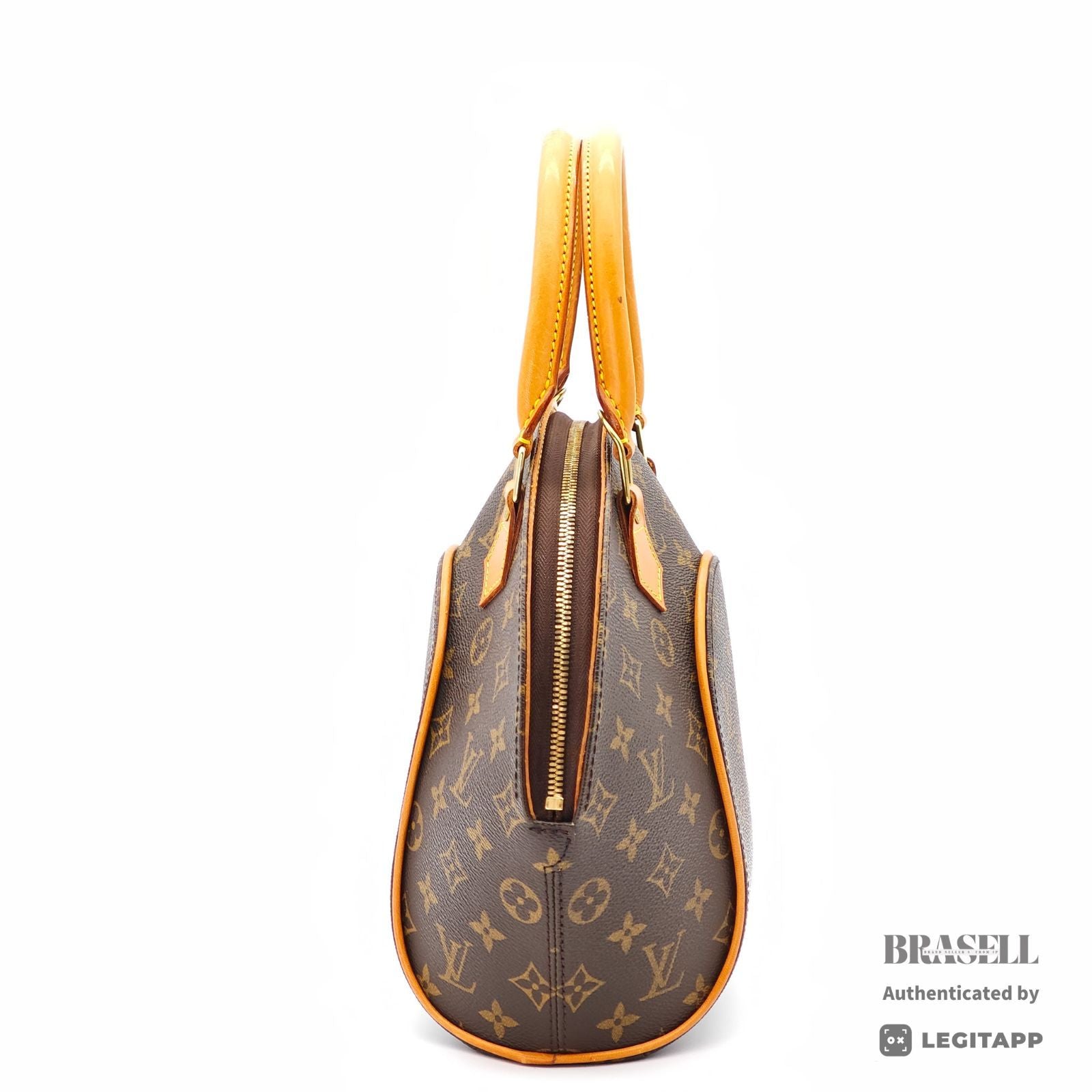 LOUIS VUITTON Monogram Ellipse PM M51127 Handbag Brown Women's【ImportFeeFREE】