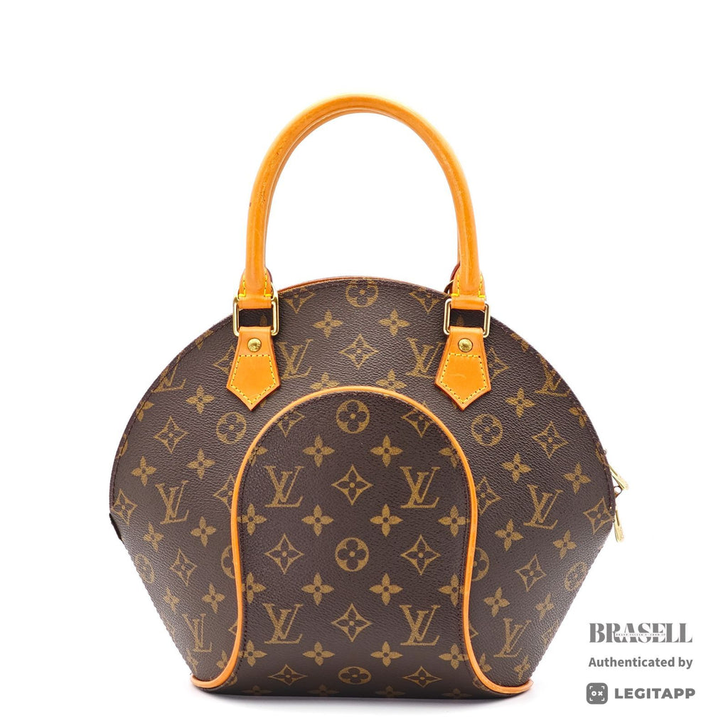 LOUIS VUITTON Monogram Ellipse PM M51127 Handbag Brown Women's【ImportFeeFREE】