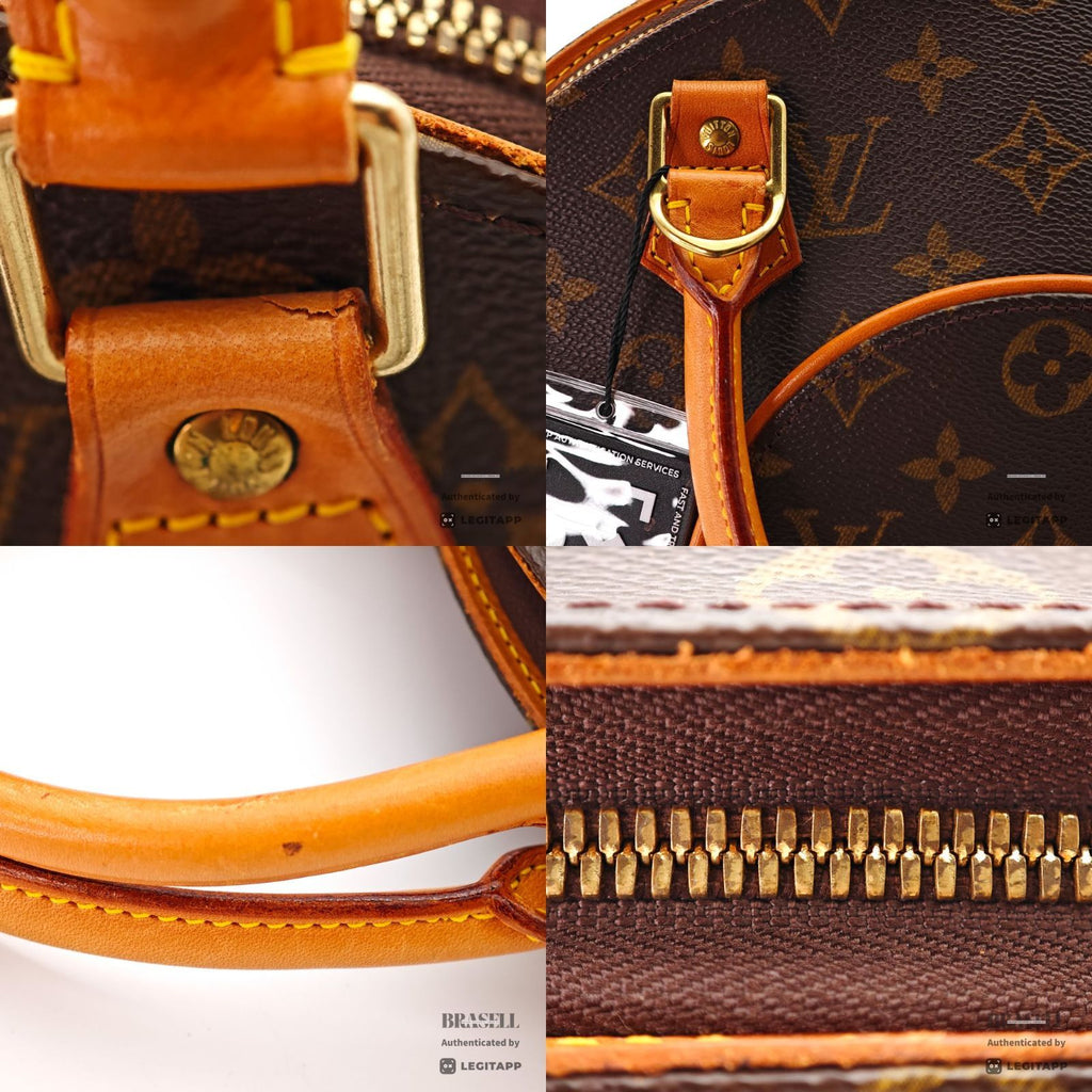 LOUIS VUITTON Monogram Ellipse PM M51127 Handbag Brown Women's【ImportFeeFREE】