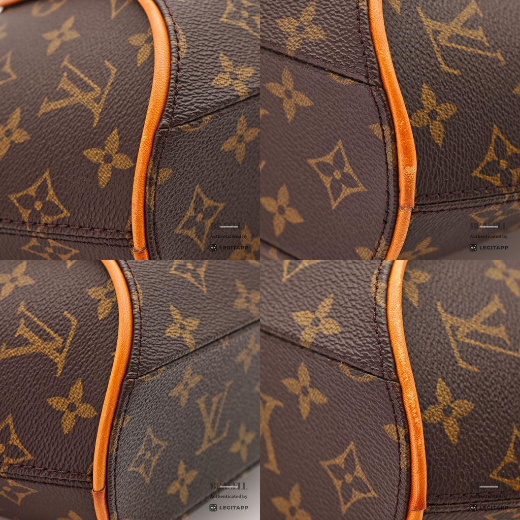 LOUIS VUITTON Monogram Ellipse PM M51127 Handbag Brown Women's【ImportFeeFREE】