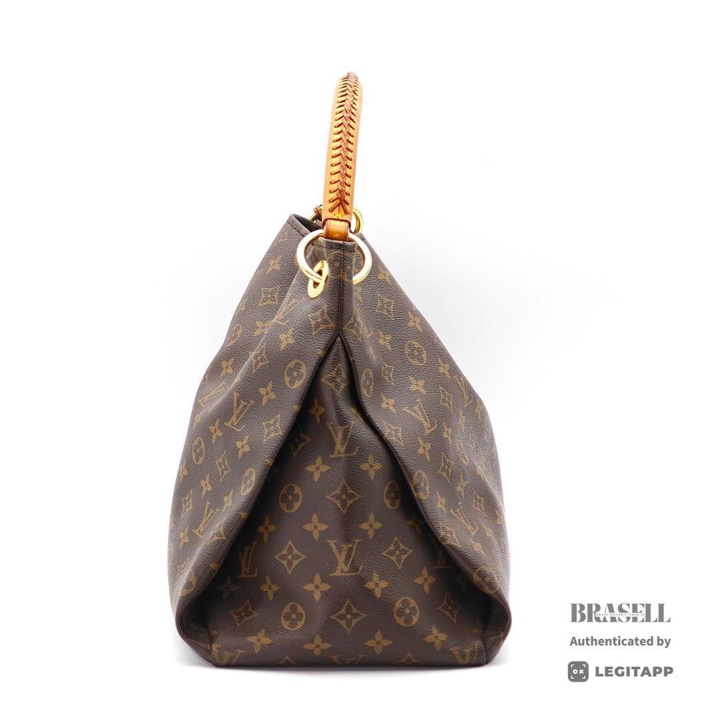 LOUIS VUITTON Monogram Artsy MM M40249 Shoulder Bag Brown【ImportFeeFREE】
