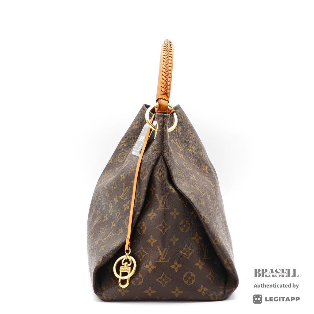LOUIS VUITTON Monogram Artsy MM M40249 Shoulder Bag Brown【ImportFeeFREE】