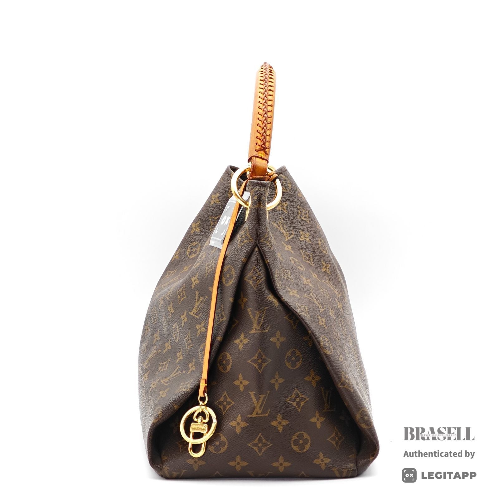 LOUIS VUITTON Monogram Artsy MM M40249 Shoulder Bag Brown【ImportFeeFREE】