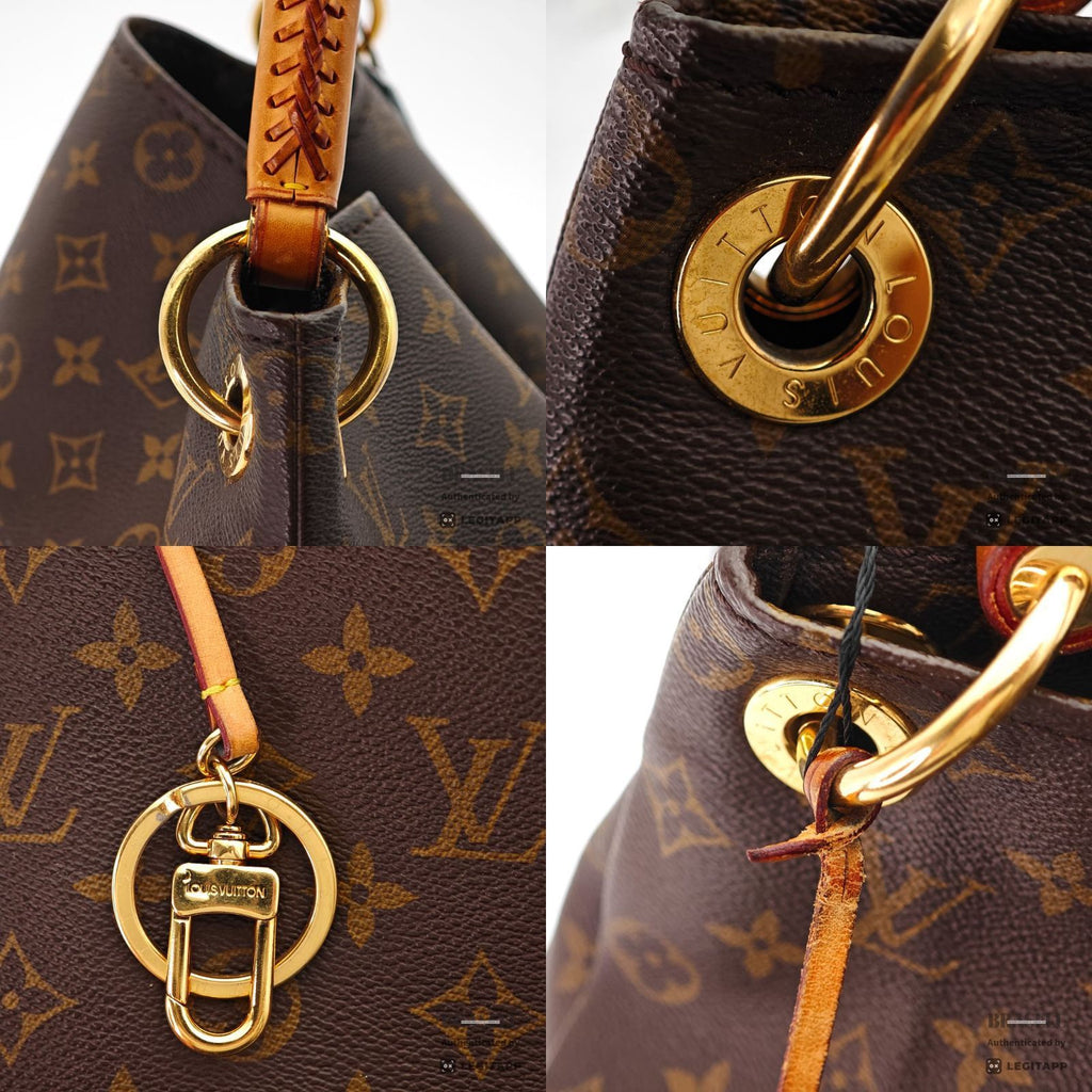 LOUIS VUITTON Monogram Artsy MM M40249 Shoulder Bag Brown【ImportFeeFREE】