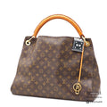 LOUIS VUITTON Monogram Artsy MM M40249 Shoulder Bag Brown【ImportFeeFREE】