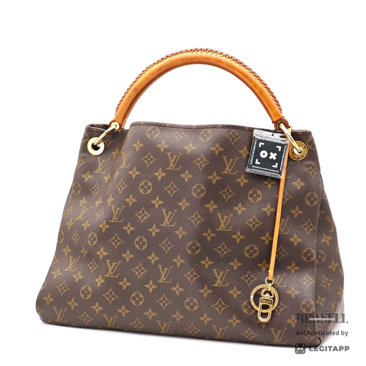 LOUIS VUITTON Monogram Artsy MM M40249 Shoulder Bag Brown【ImportFeeFREE】