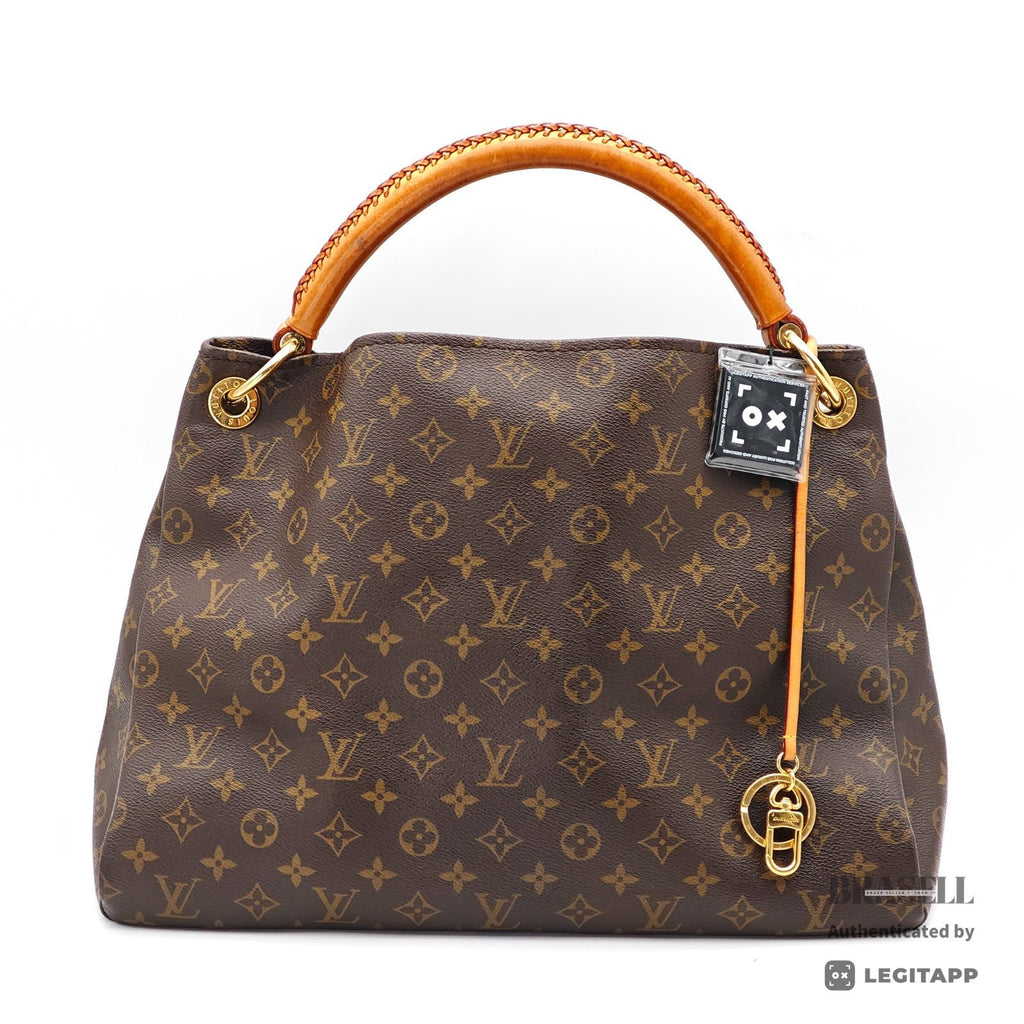 LOUIS VUITTON Monogram Artsy MM M40249 Shoulder Bag Brown【ImportFeeFREE】