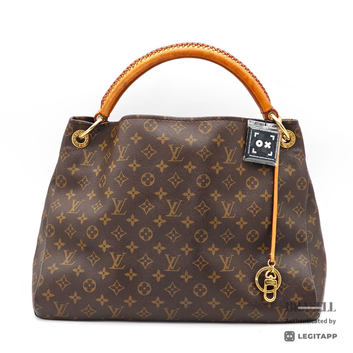 LOUIS VUITTON Monogram Artsy MM M40249 Shoulder Bag Brown【ImportFeeFREE】