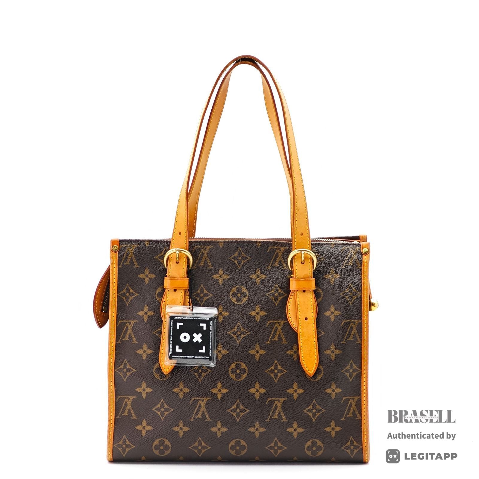 LOUIS VUITTON Monogram Popincourt O M40007 Shoulder Bag Brown【ImportFeeFREE】